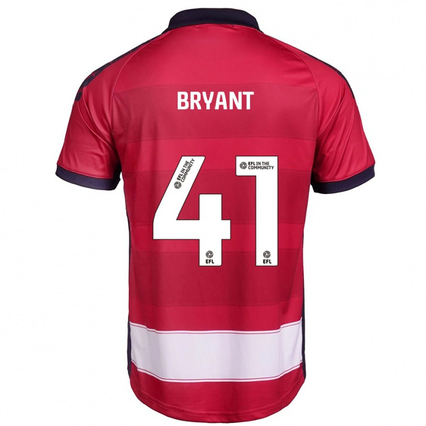 Danxen Criança Camisola Jacob Bryant #41 Vermelho Branco Principal 2025/26 Camisa Brasil