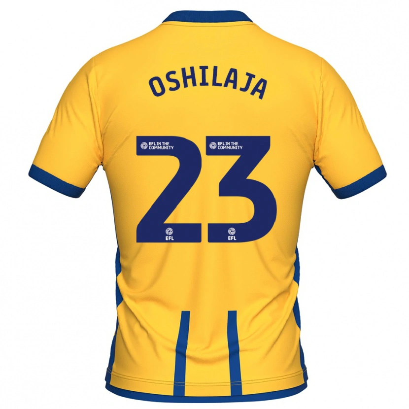 Danxen Criança Camisola Adedeji Oshilaja #23 Amarelo Azul Principal 2025/26 Camisa Brasil
