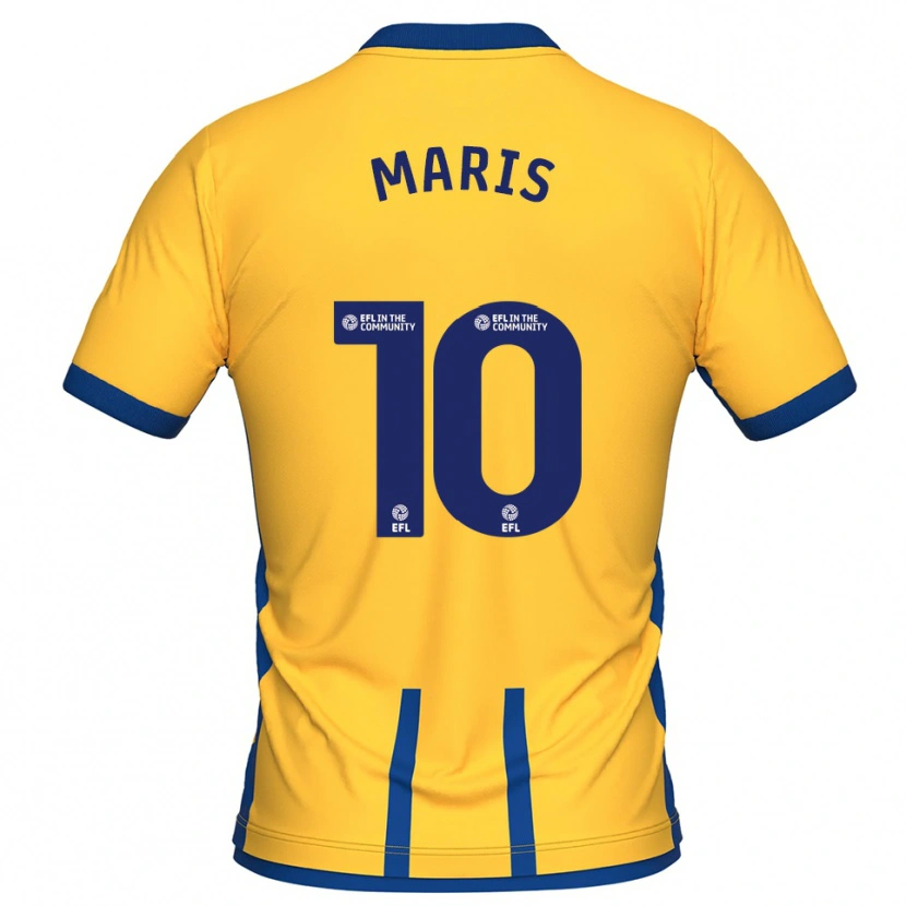 Danxen Criança Camisola George Maris #10 Amarelo Azul Principal 2025/26 Camisa Brasil