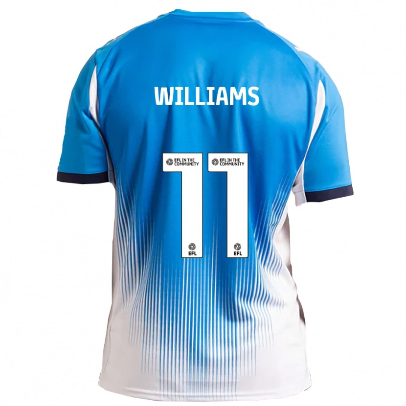 Danxen Criança Camisola Lee Williams #11 Azul Branco Principal 2025/26 Camisa Brasil