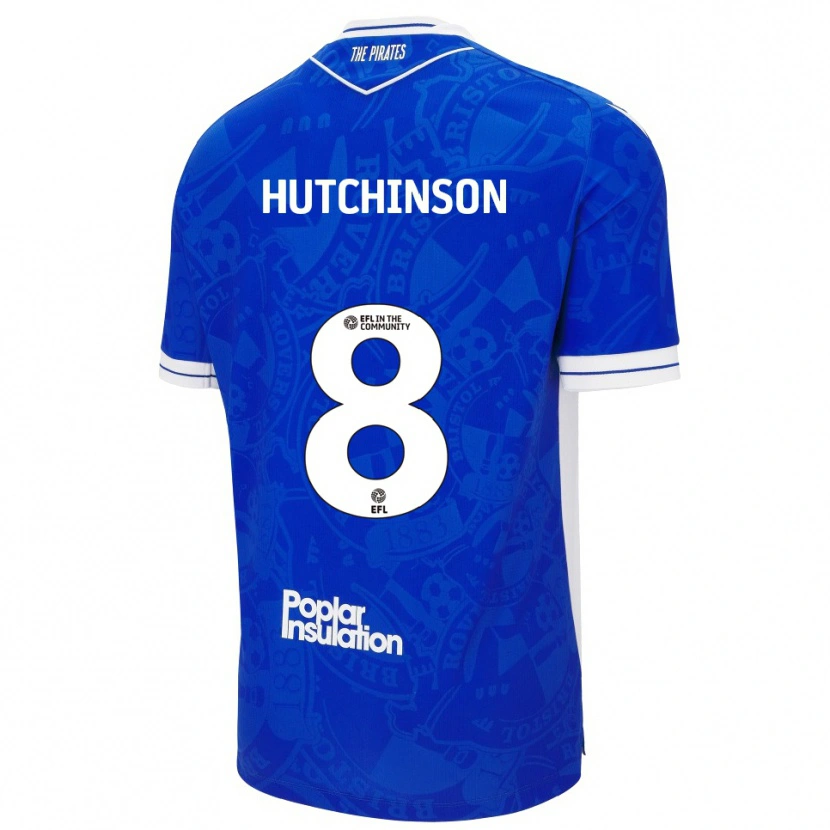 Danxen Criança Camisola Isaac Hutchinson #8 Azul Branco Principal 2025/26 Camisa Brasil