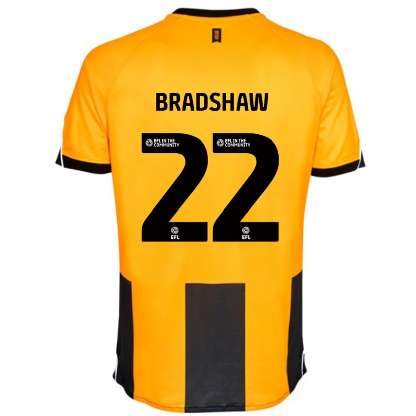 Danxen Criança Camisola Zak Bradshaw #22 Laranja Preto Principal 2025/26 Camisa Brasil