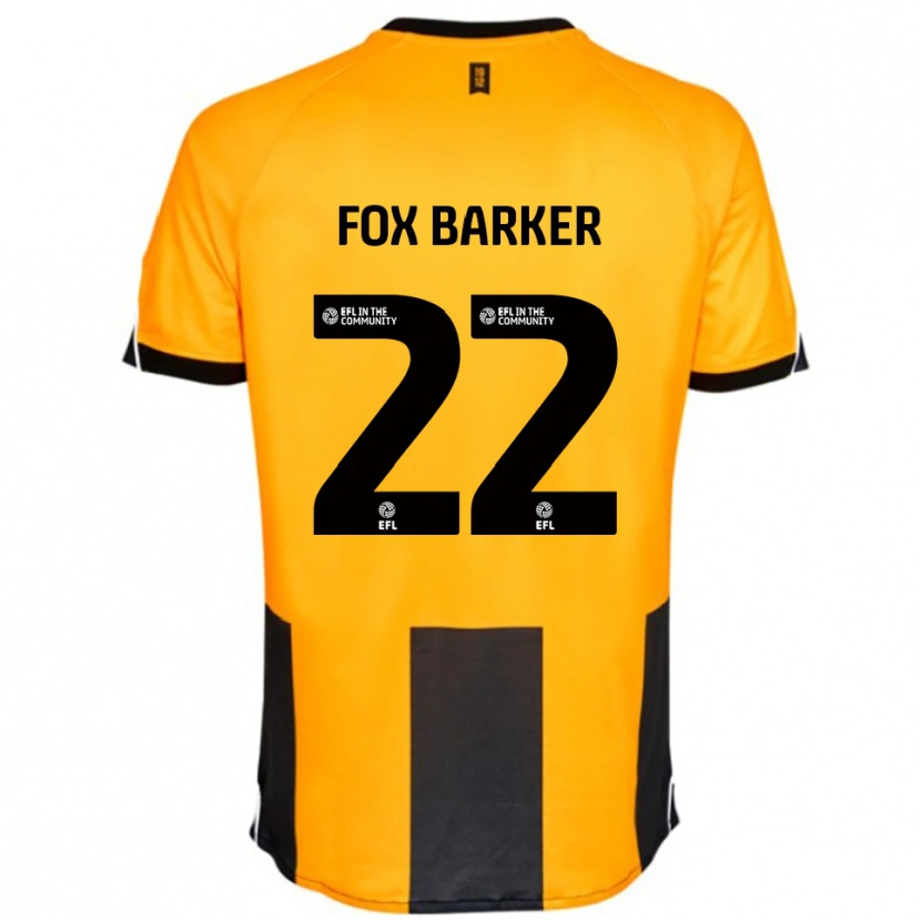 Danxen Criança Camisola Mistie Fox-Barker #22 Laranja Preto Principal 2025/26 Camisa Brasil