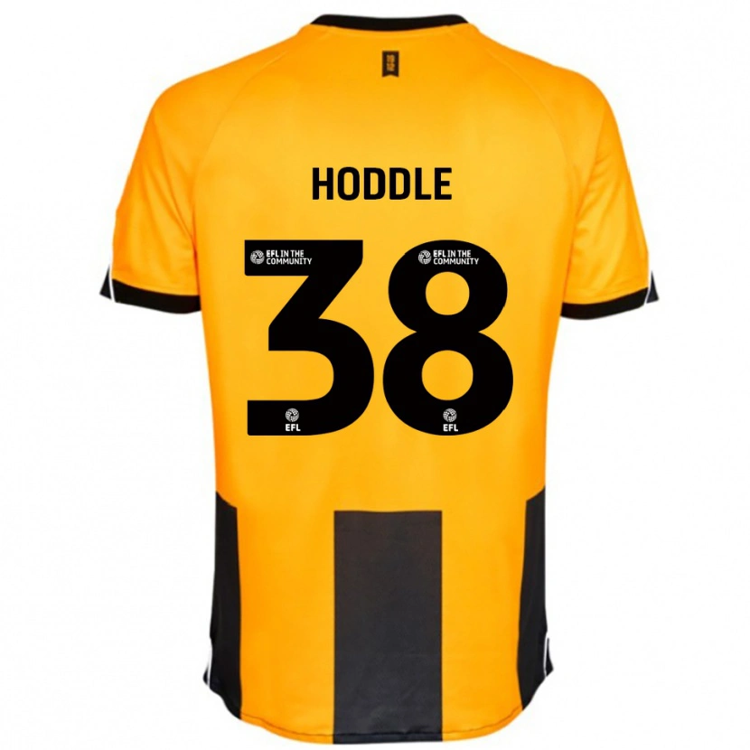 Danxen Criança Camisola George Hoddle #38 Laranja Preto Principal 2025/26 Camisa Brasil