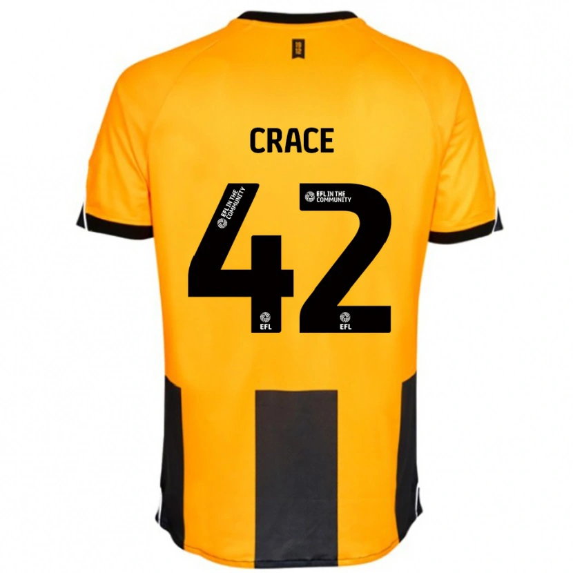 Danxen Criança Camisola Dempsey Crace #42 Laranja Preto Principal 2025/26 Camisa Brasil