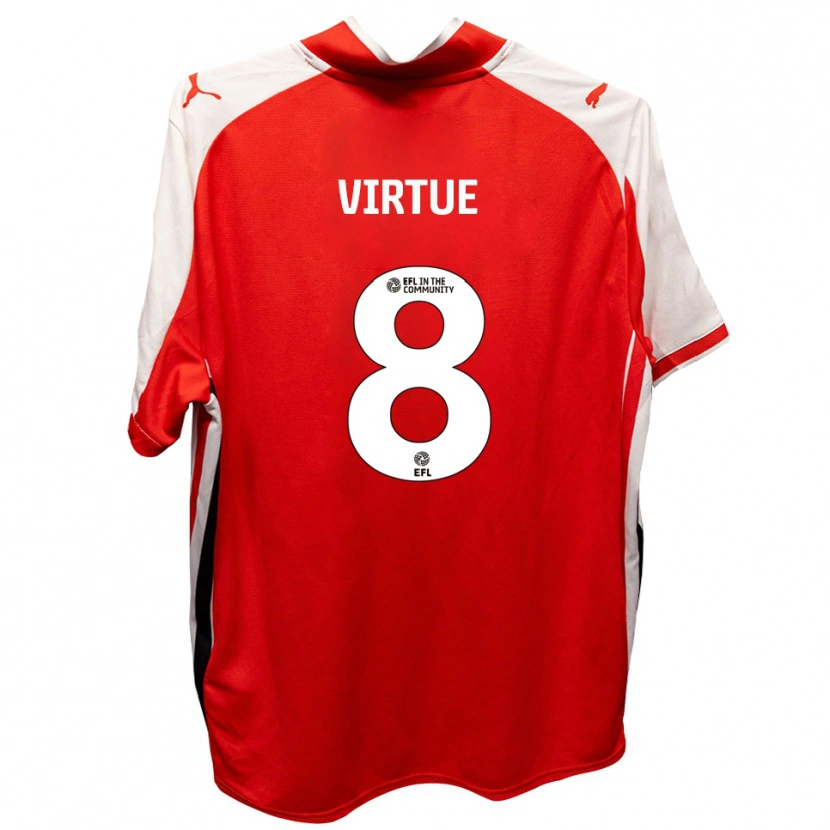 Danxen Criança Camisola Matty Virtue #8 Vermelho Branco Principal 2025/26 Camisa Brasil
