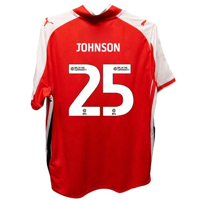 Danxen Criança Camisola Will Johnson #25 Vermelho Branco Principal 2025/26 Camisa Brasil