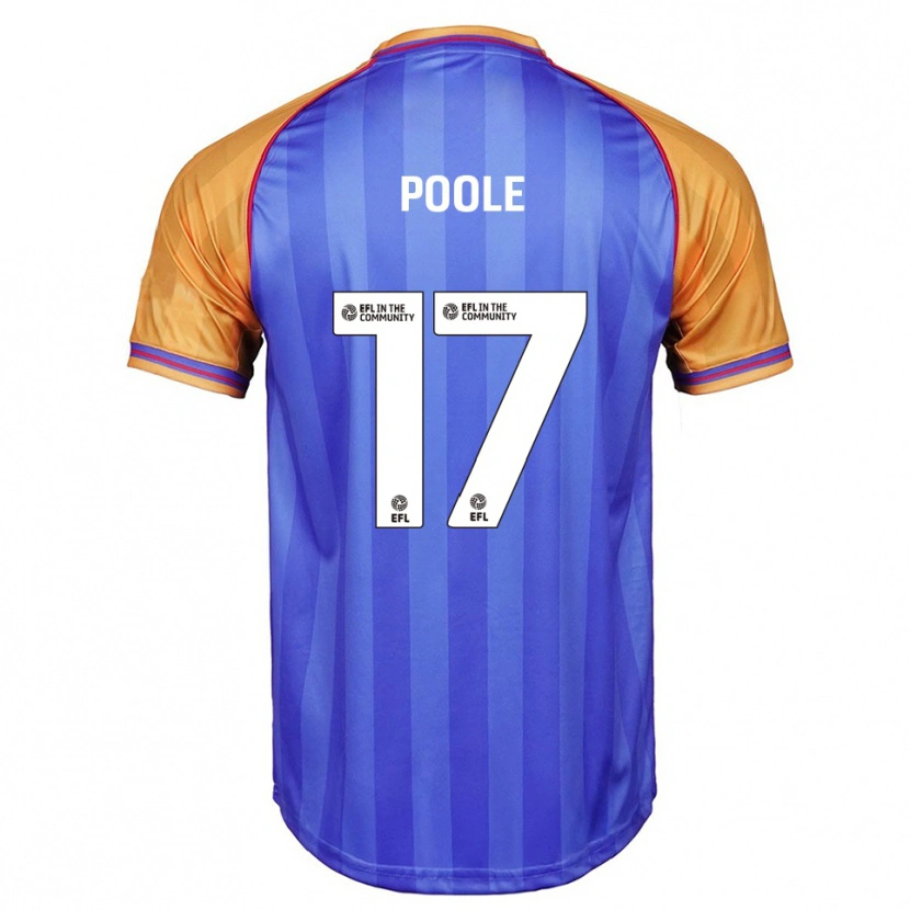 Danxen Criança Camisola Mia Poole #17 Azul Laranja Principal 2025/26 Camisa Brasil