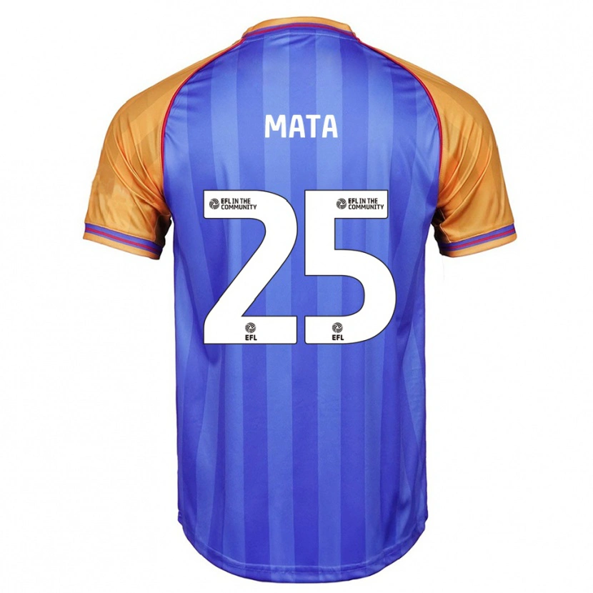 Danxen Criança Camisola Max Mata #25 Azul Laranja Principal 2025/26 Camisa Brasil