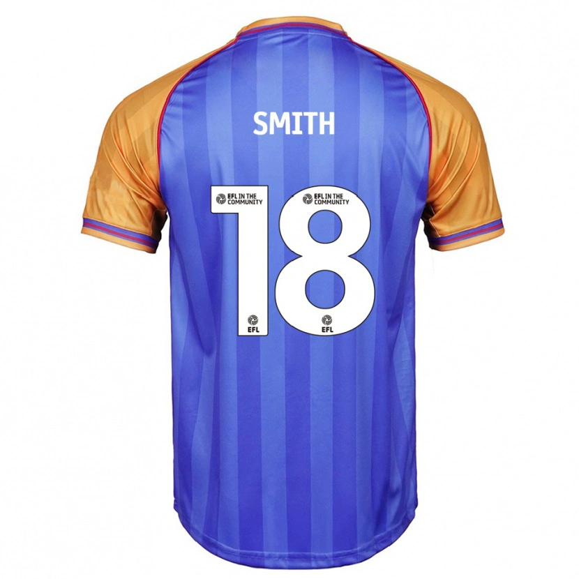 Danxen Criança Camisola Katy Smith #18 Azul Laranja Principal 2025/26 Camisa Brasil