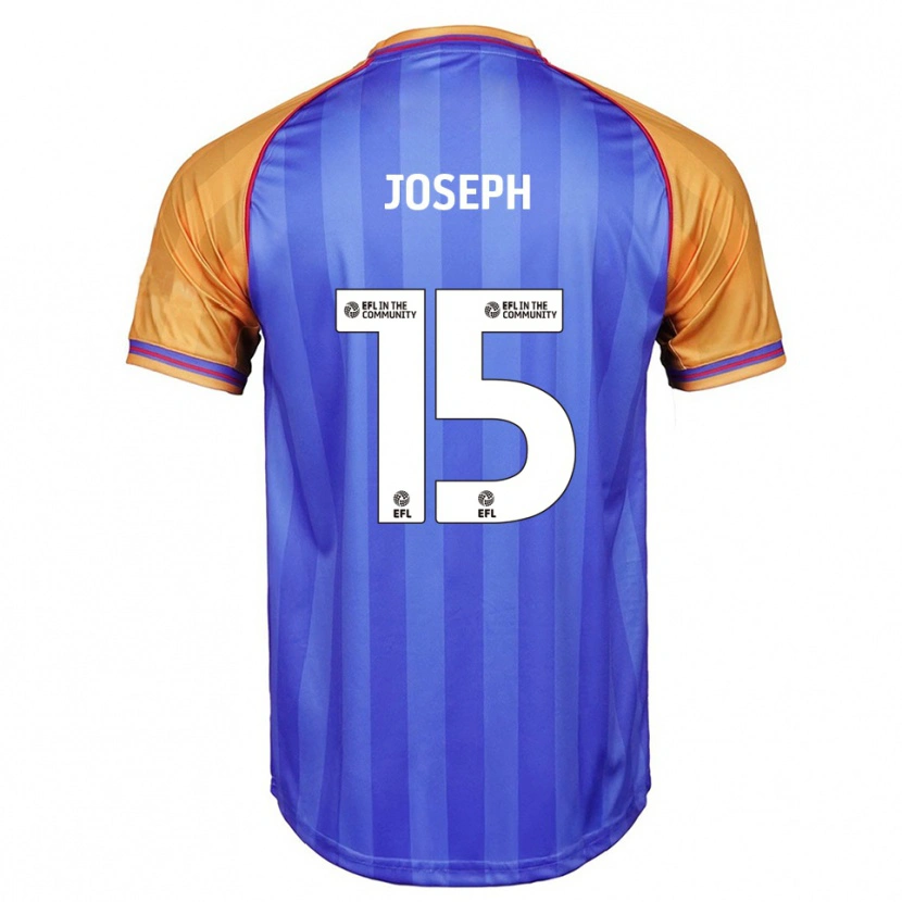 Danxen Criança Camisola Megan Joseph #15 Azul Laranja Principal 2025/26 Camisa Brasil