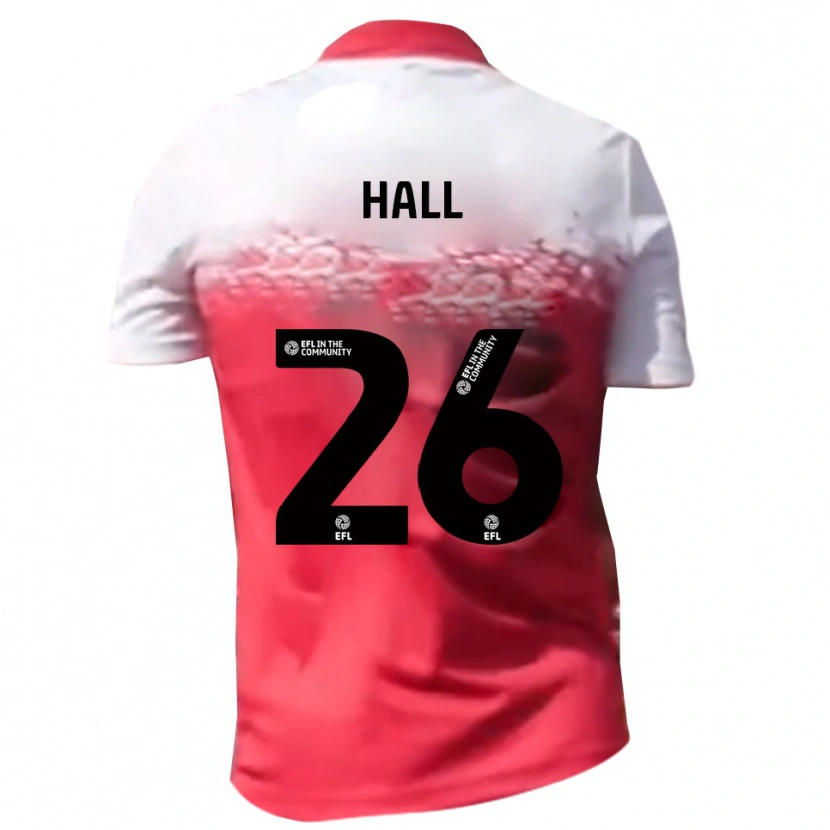 Danxen Criança Camisola Charlie Hall #26 Vermelho Branco Principal 2025/26 Camisa Brasil