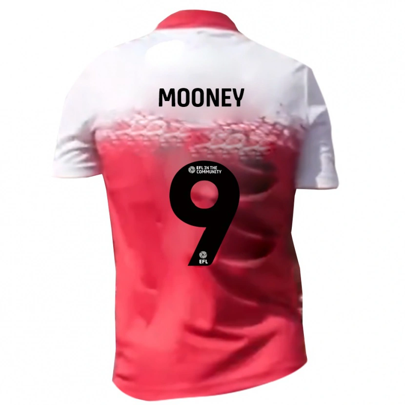 Danxen Criança Camisola Kelsey Mooney #9 Vermelho Branco Principal 2025/26 Camisa Brasil
