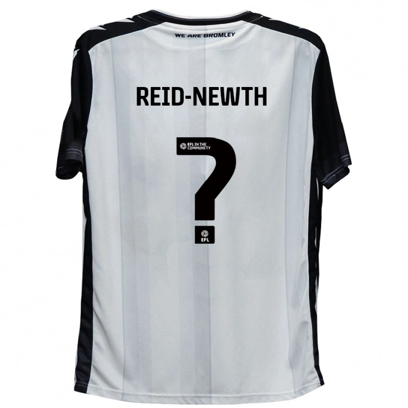 Danxen Criança Camisola Louis Reid-Newth #0 Branco Preto Principal 2025/26 Camisa Brasil