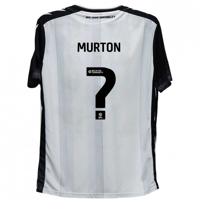 Danxen Criança Camisola Phoebe Murton #0 Branco Preto Principal 2025/26 Camisa Brasil