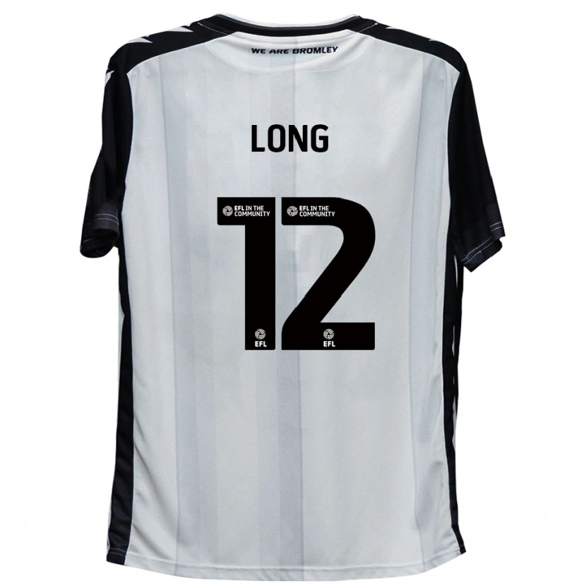 Danxen Criança Camisola Sam Long #12 Branco Preto Principal 2025/26 Camisa Brasil