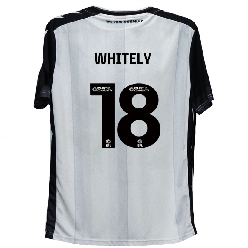 Danxen Criança Camisola Corey Whitely #18 Branco Preto Principal 2025/26 Camisa Brasil