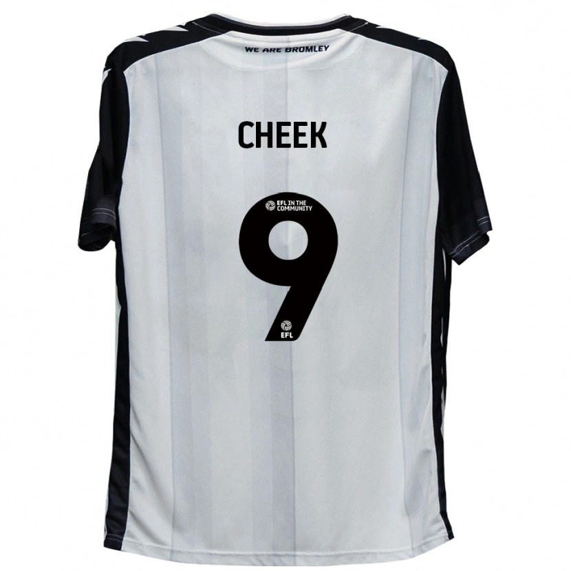 Danxen Criança Camisola Michael Cheek #9 Branco Preto Principal 2025/26 Camisa Brasil