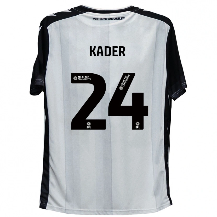 Danxen Criança Camisola Soul Kader #24 Branco Preto Principal 2025/26 Camisa Brasil