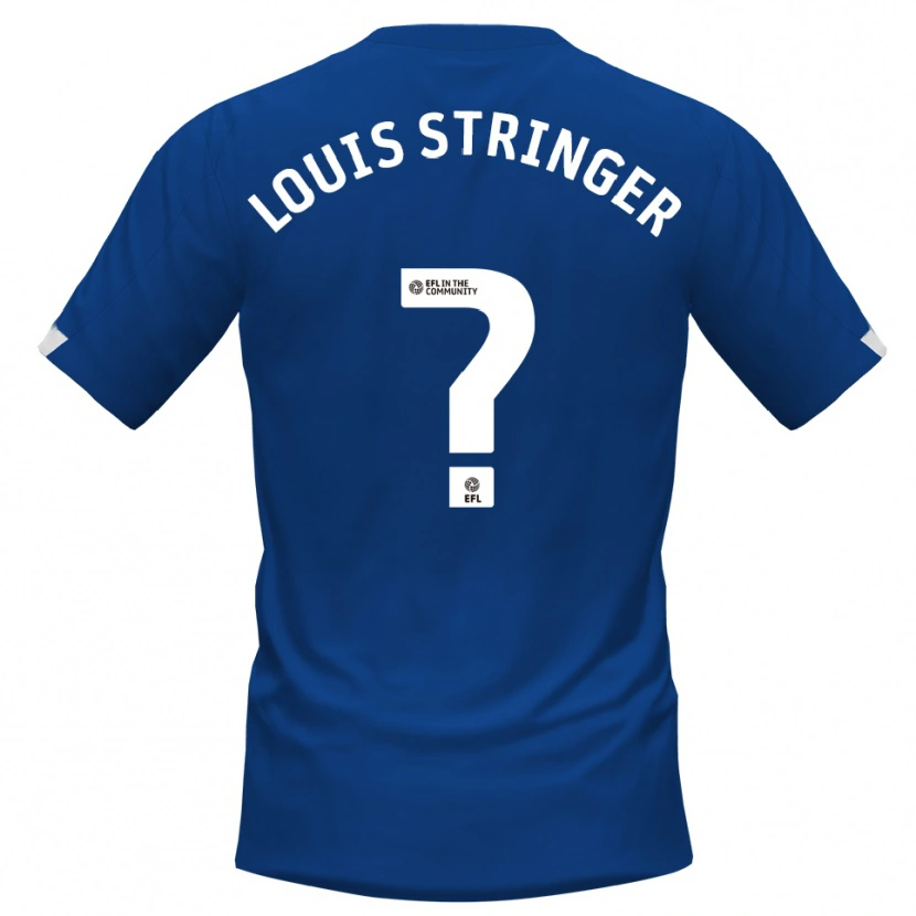 Danxen Criança Camisola Ashton Louis Stringer #0 Azul Branco Principal 2025/26 Camisa Brasil