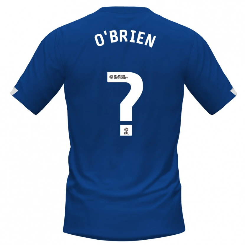 Danxen Criança Camisola Steph O'brien #0 Azul Branco Principal 2025/26 Camisa Brasil