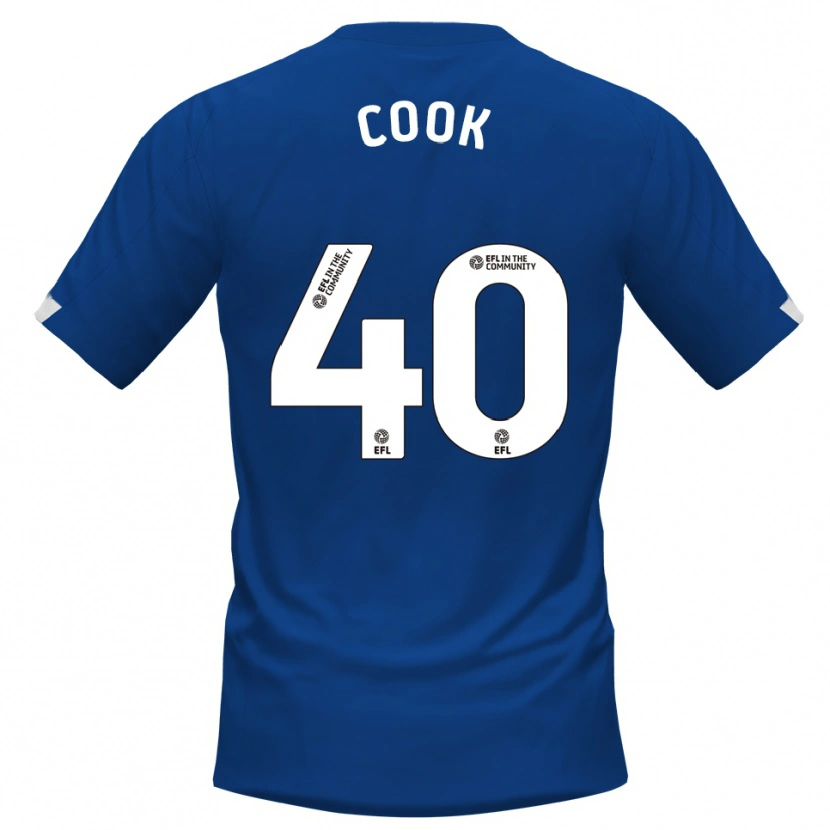 Danxen Criança Camisola Connor Cook #40 Azul Branco Principal 2025/26 Camisa Brasil