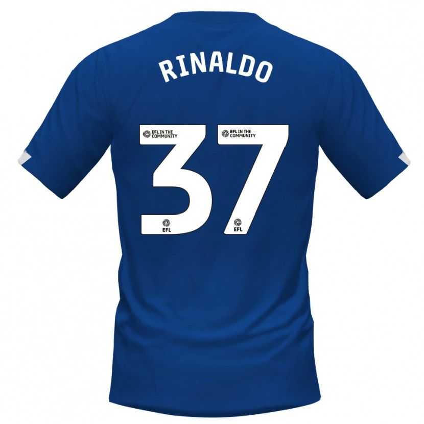 Danxen Criança Camisola Ashton Rinaldo #37 Azul Branco Principal 2025/26 Camisa Brasil