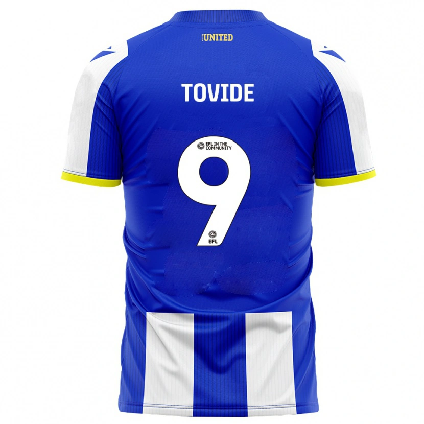 Danxen Criança Camisola Samson Tovide #9 Azul Branco Principal 2025/26 Camisa Brasil