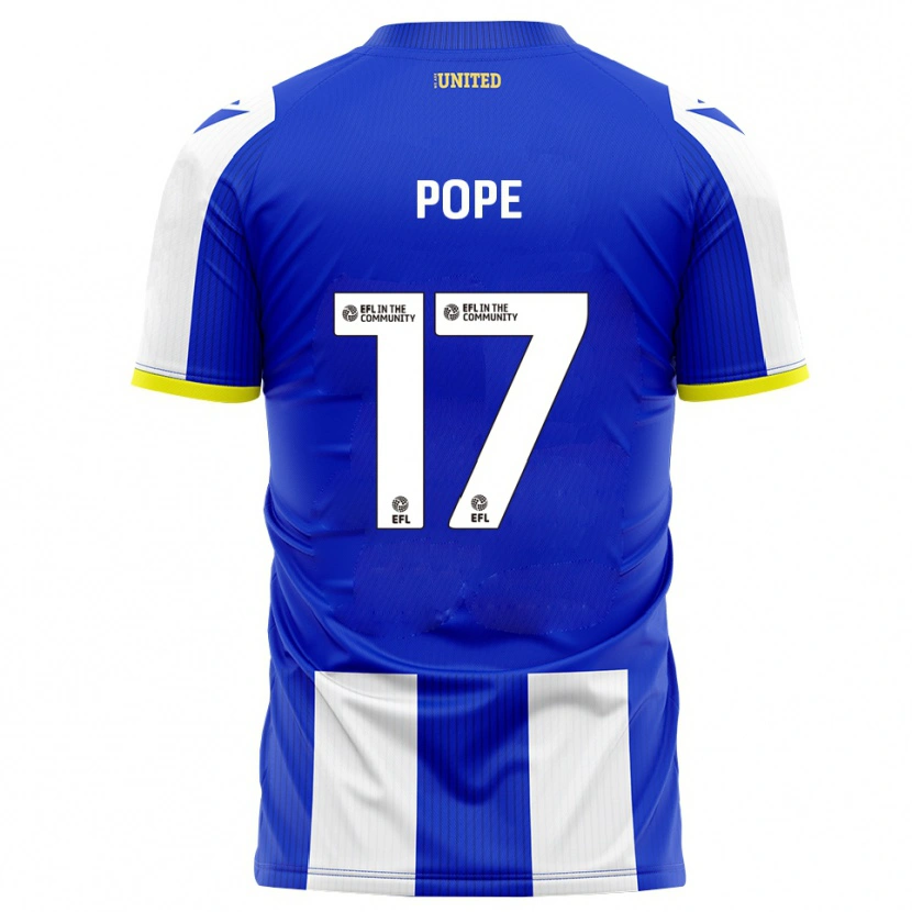 Danxen Criança Camisola Leah Pope #17 Azul Branco Principal 2025/26 Camisa Brasil