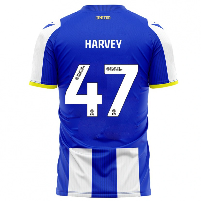 Danxen Criança Camisola Ronnie Harvey #47 Azul Branco Principal 2025/26 Camisa Brasil