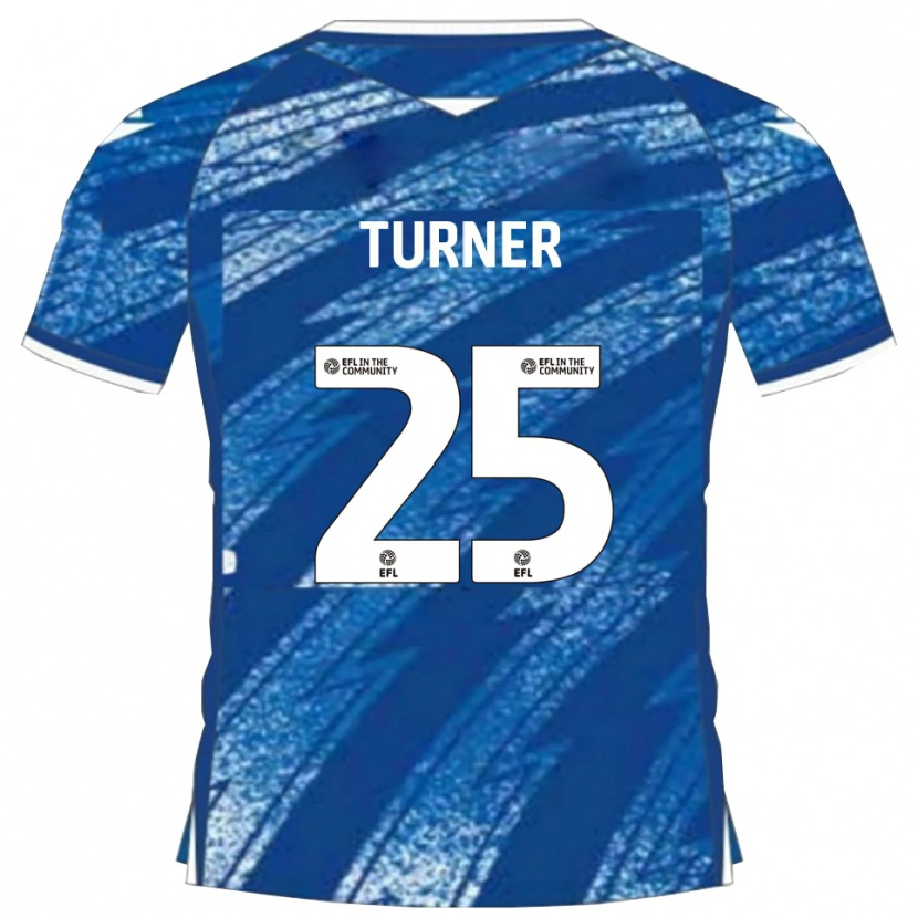 Danxen Criança Camisola Jake Turner #25 Azul Branco Principal 2025/26 Camisa Brasil