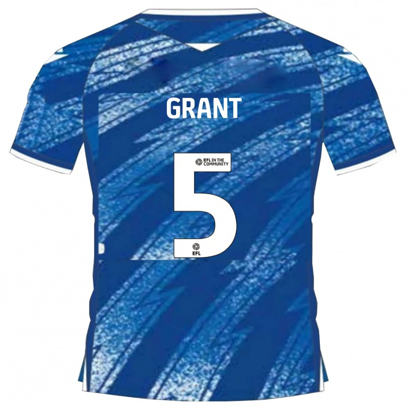 Danxen Criança Camisola Nayan Grant #5 Azul Branco Principal 2025/26 Camisa Brasil