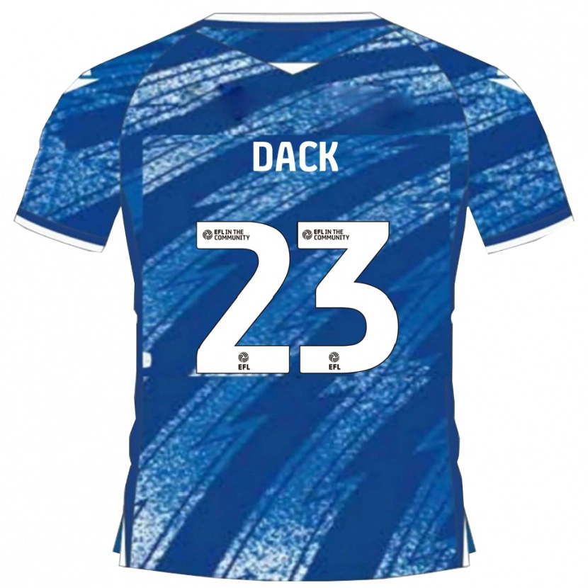 Danxen Criança Camisola Bradley Dack #23 Azul Branco Principal 2025/26 Camisa Brasil