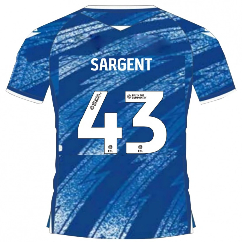 Danxen Criança Camisola Stan Sargent #43 Azul Branco Principal 2025/26 Camisa Brasil