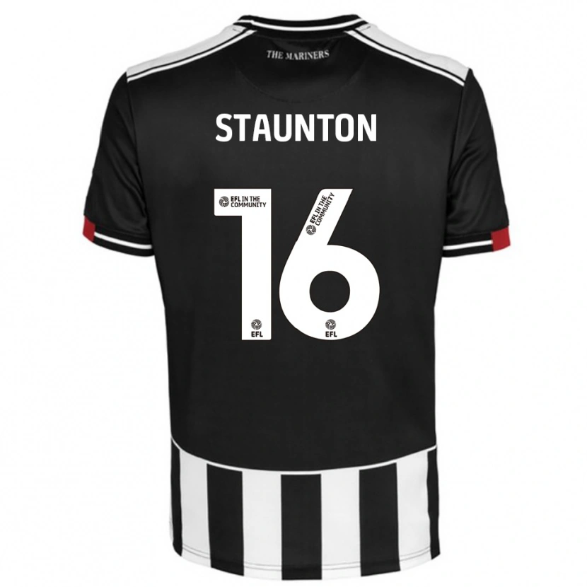 Danxen Criança Camisola Reece Staunton #16 Preto Branco Vermelho Principal 2025/26 Camisa Brasil