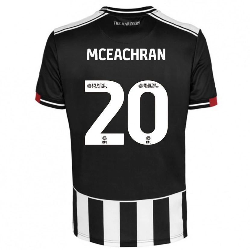 Danxen Criança Camisola George Mceachran #20 Preto Branco Vermelho Principal 2025/26 Camisa Brasil