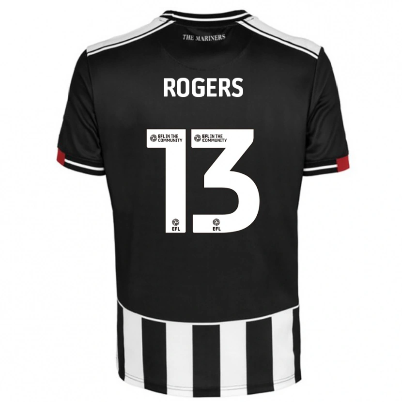 Danxen Criança Camisola Hayden Rogers #13 Preto Branco Vermelho Principal 2025/26 Camisa Brasil