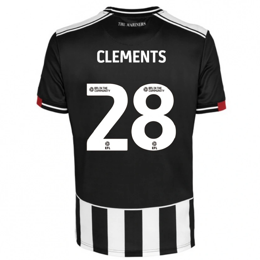 Danxen Criança Camisola Charlie Clements #28 Preto Branco Vermelho Principal 2025/26 Camisa Brasil