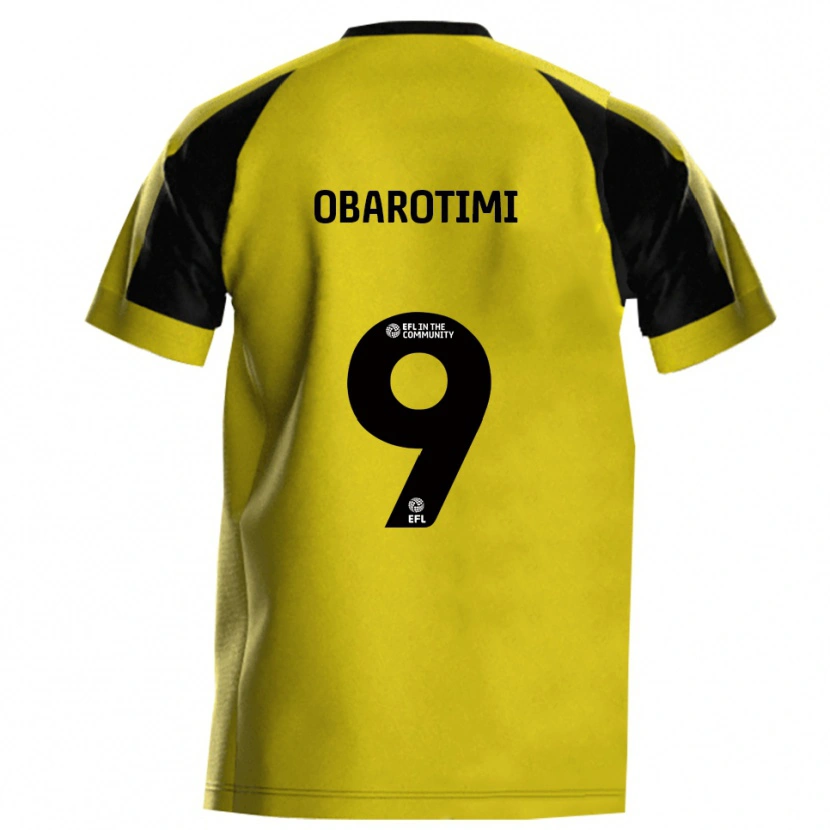 Danxen Criança Camisola Jayden Obarotimi #9 Amarelo Cinza Principal 2025/26 Camisa Brasil