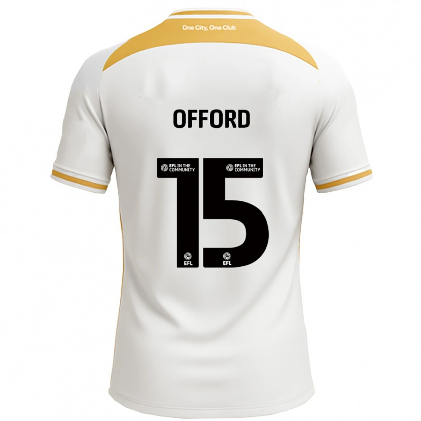Danxen Criança Camisola Luke Offord #15 Branco Dourado Principal 2025/26 Camisa Brasil
