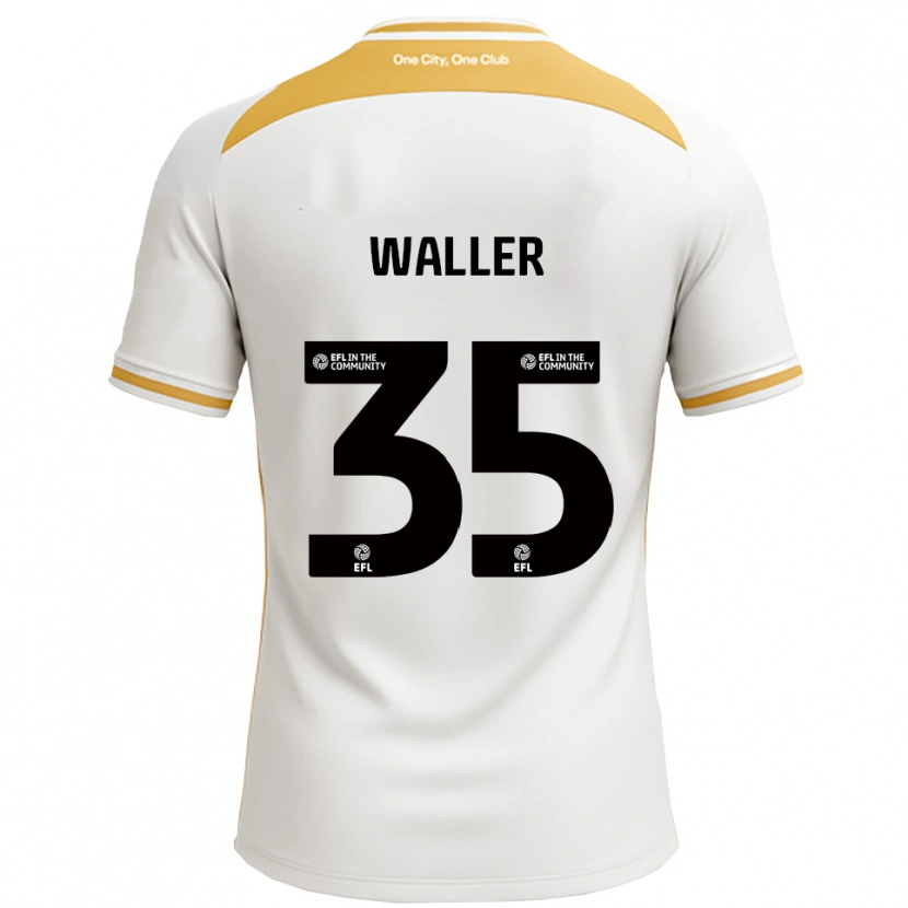 Danxen Criança Camisola Charlie Waller #35 Branco Dourado Principal 2025/26 Camisa Brasil