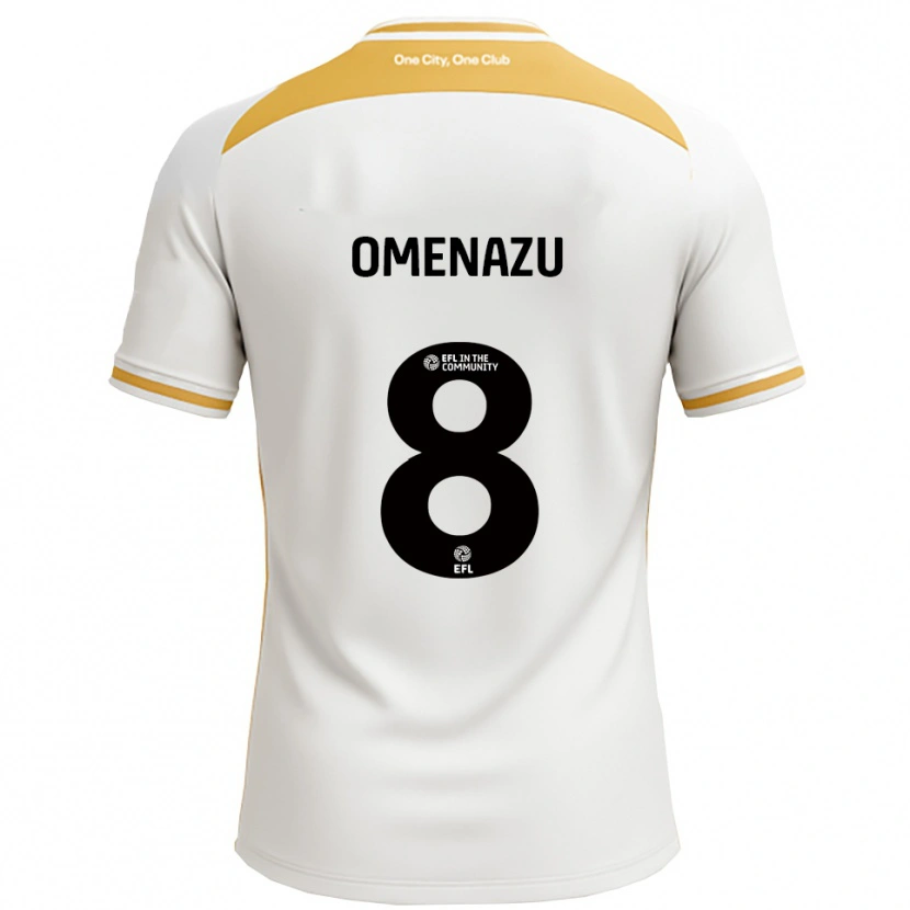 Danxen Criança Camisola Favour Omenazu #8 Branco Dourado Principal 2025/26 Camisa Brasil