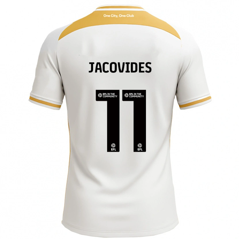 Danxen Criança Camisola Annaliese Jacovides #11 Branco Dourado Principal 2025/26 Camisa Brasil