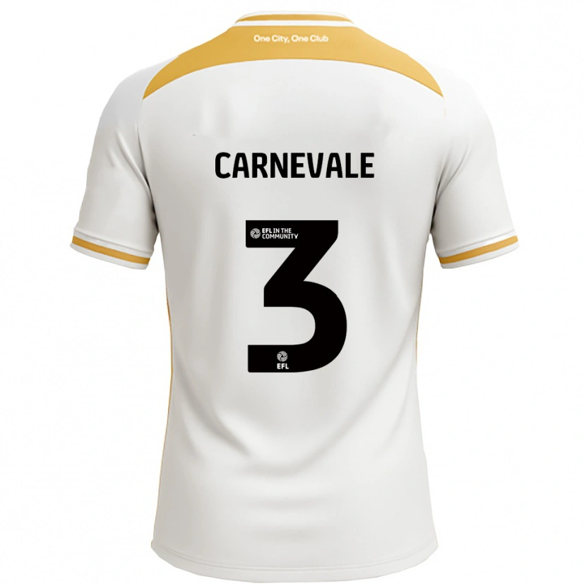 Danxen Criança Camisola Giusy Carnevale #3 Branco Dourado Principal 2025/26 Camisa Brasil