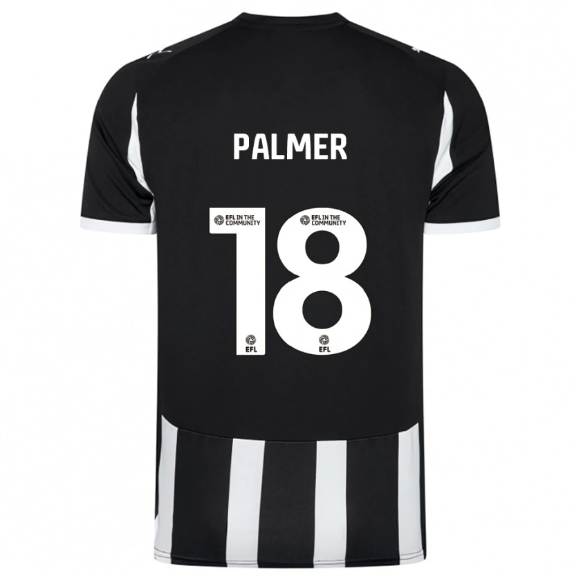 Danxen Criança Camisola Matt Palmer #18 Preto Branco Principal 2025/26 Camisa Brasil