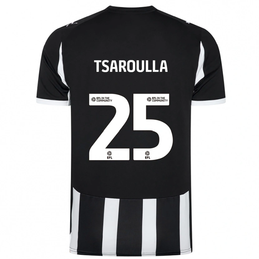 Danxen Criança Camisola Nick Tsaroulla #25 Preto Branco Principal 2025/26 Camisa Brasil