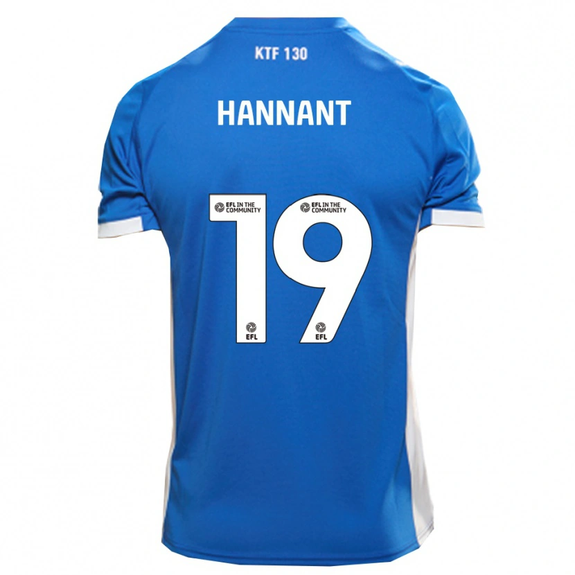 Danxen Criança Camisola Luke Hannant #19 Azul Branco Principal 2025/26 Camisa Brasil