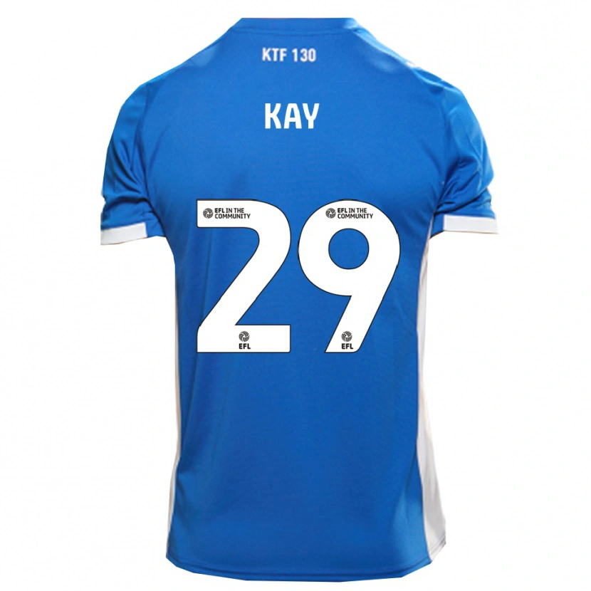 Danxen Criança Camisola Josh Kay #29 Azul Branco Principal 2025/26 Camisa Brasil