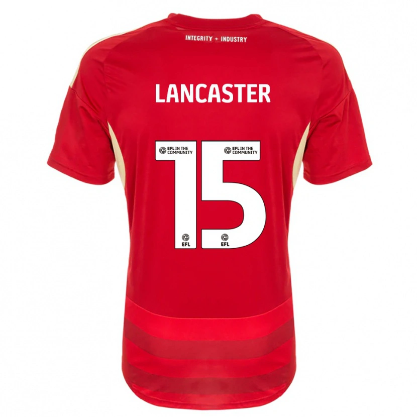 Danxen Criança Camisola Darcy Lancaster #15 Vermelho Branco Principal 2025/26 Camisa Brasil