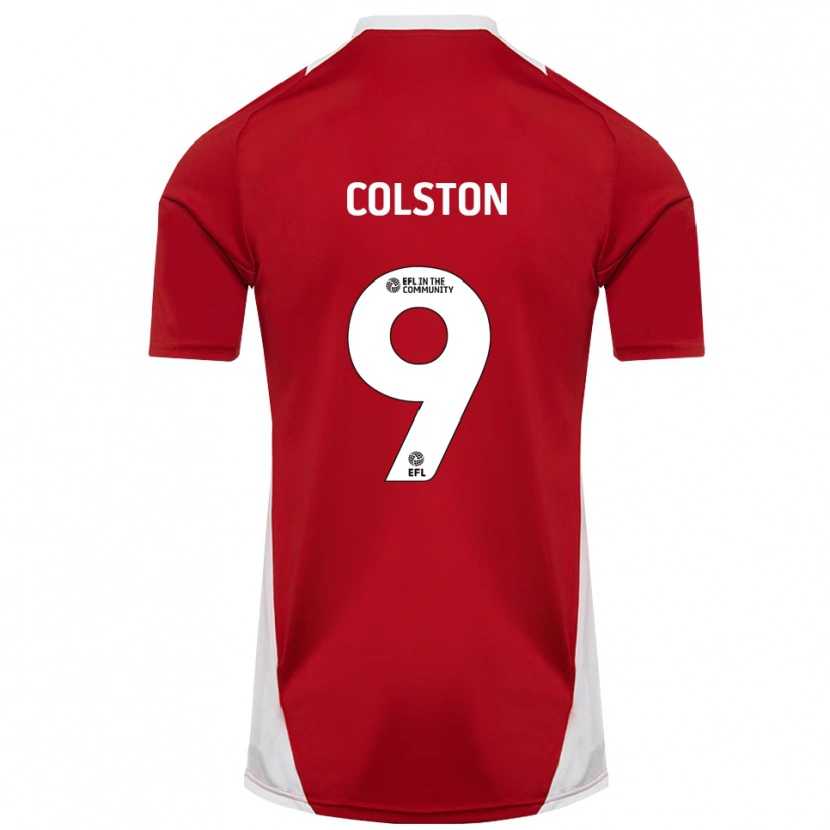 Danxen Criança Camisola Annie Colston #9 Vermelho Branco Dourado Principal 2025/26 Camisa Brasil